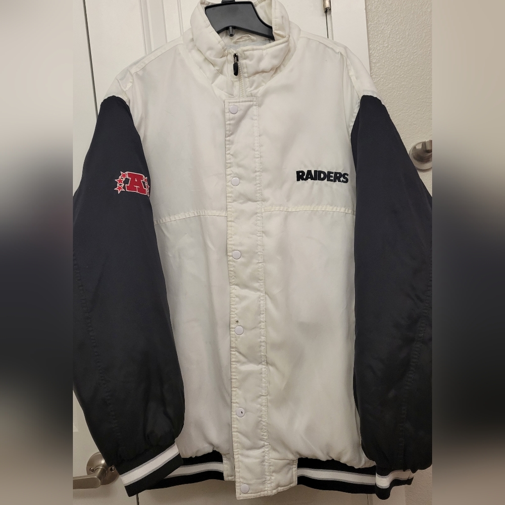 SOLD!!!! Men's Vintage Reebok Raiders Jacket SOLD!!!!